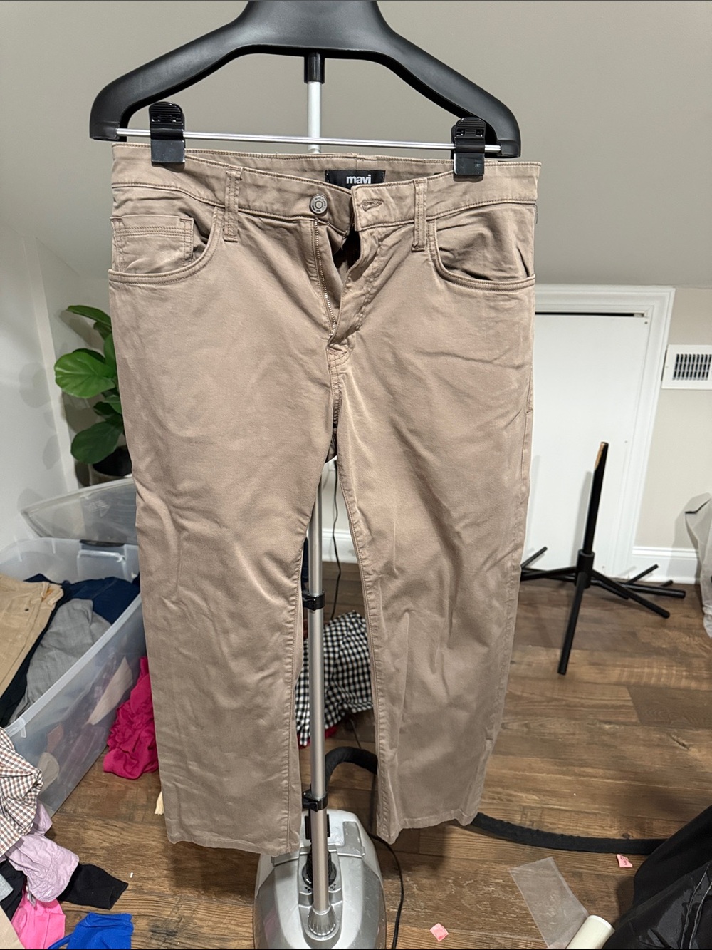 Mavi Men's Taupe Straight Jeans
